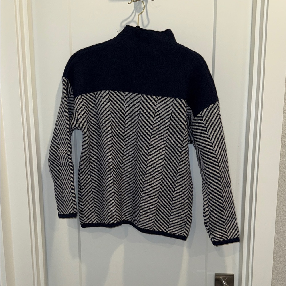 Chic Chevron Knit Sweater